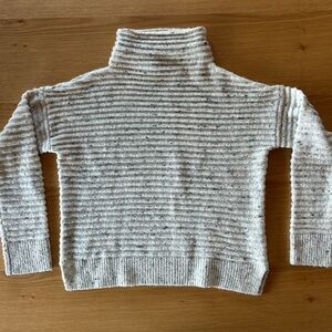 Madewell Heathered Gray Turtleneck Sweater